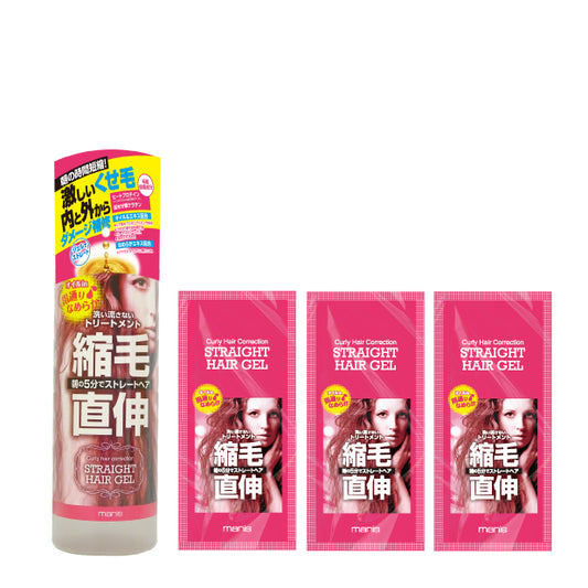 【1回分サシェ３枚プレゼント】Manis（マニス）ストレート ヘアジェル 180ml